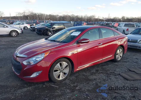 2015 Hyundai Sonata Hybrid Limited z USA, uszkodzony, nr VIN KMHEC4A44FA135728
